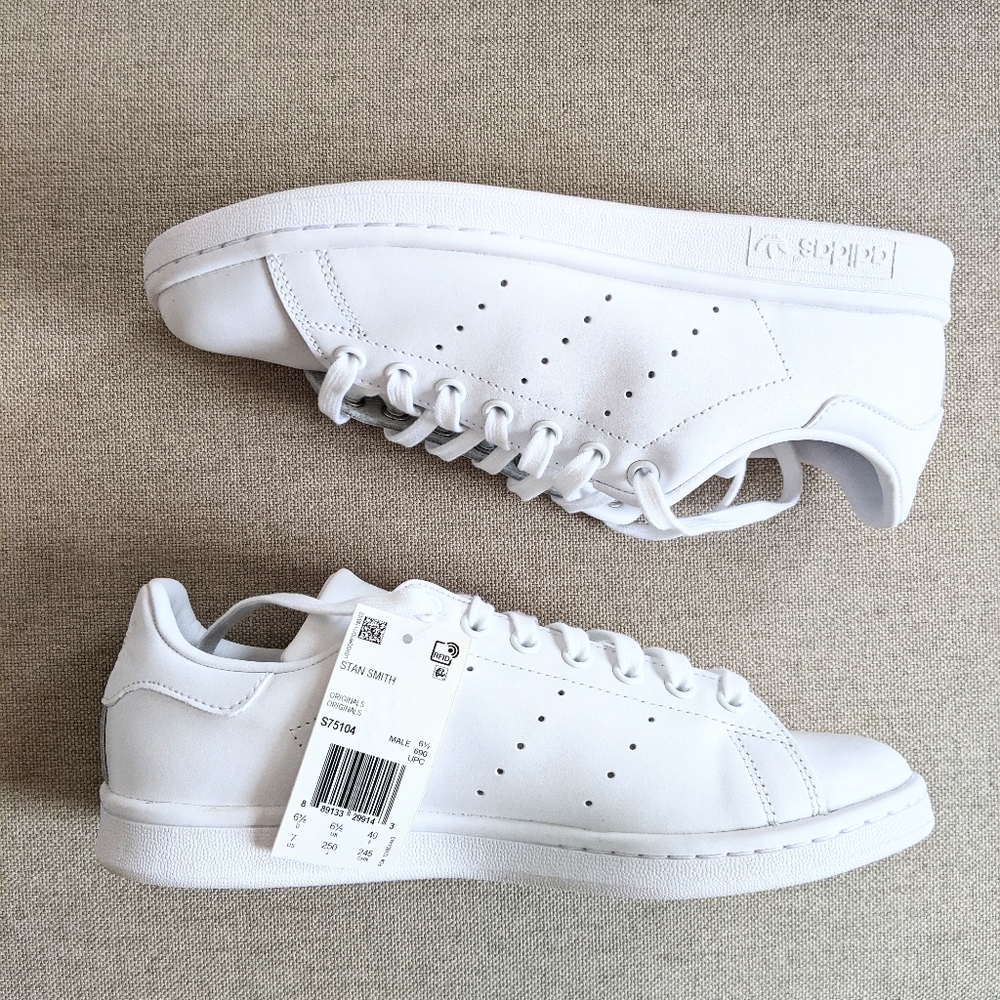 All White Stan Smith Sneakers